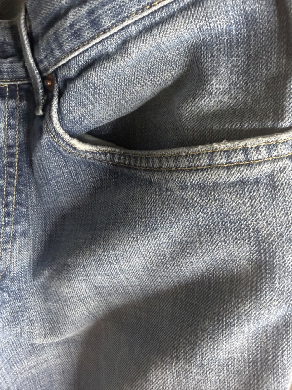 7 For All Mankind Jeans Size 32 Medium Wash Straight Leg Premium Denim - Picture 5 of 14